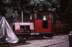 
RH No 6 at the workshops, Llanberis Lake Railway, October 1974